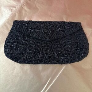 WALDORG beaded clutch purse
